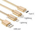 Bracelet 3 in 1 USB Charging Cable